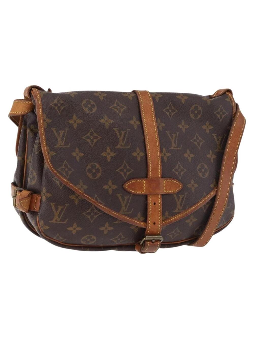 Louis Vuitton Saumur Handbag Canvas 30 #341405L92B